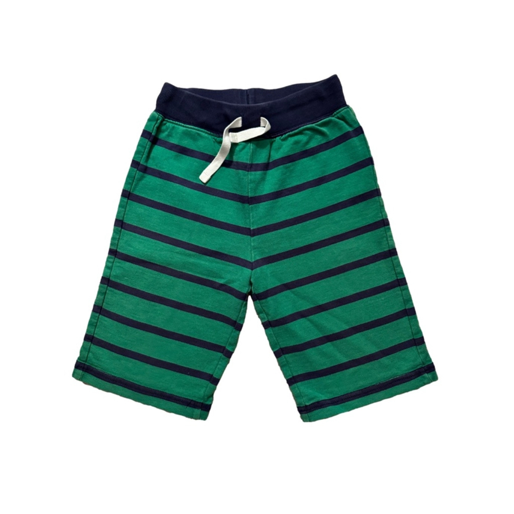 Hanna Andersson‎ 6-7 (120) Shorts Green Navy Striped